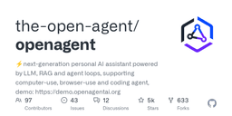 the-open-agent/openagent: ⚡️next-generation personal AI ...