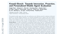 KnowU-Bench: Towards Interactive, Proactive, and Personalized Mobile Agent Evaluation