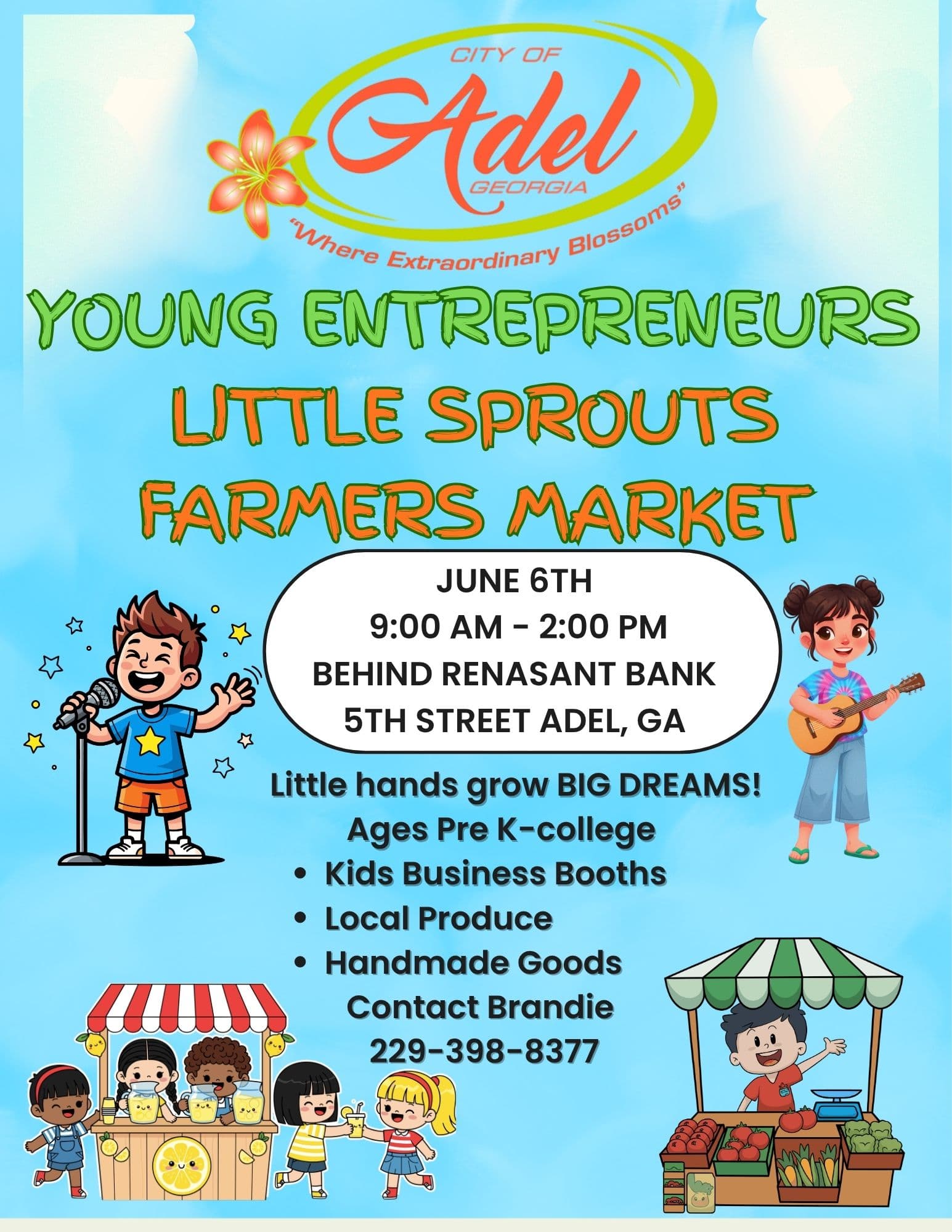 Young Entrepreneurs Spread Their Wings in Adel Saturday