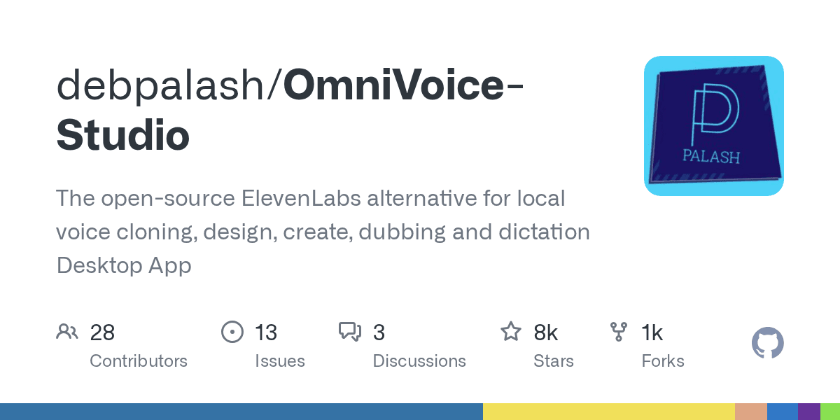 OmniVoice-Studio - The open-source ElevenLabs alternative