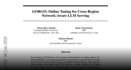 Online Tuning for Cross-Region Network-Aware LLM Serving