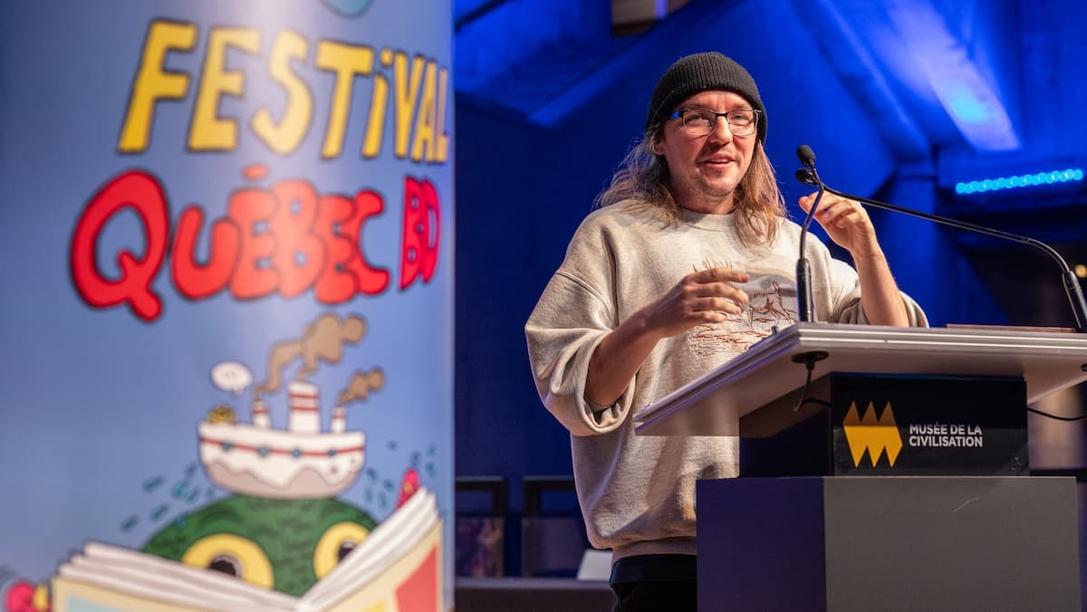 «Ça confirme que j’ai ma place»: Alex A., le créateur de L’Agent Jean, honoré au Festival Québec BD | JDQ