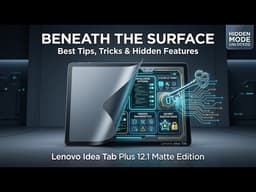 Lenovo Idea Tab Plus 12.1 Matte Edition – Best Tips, Tricks & Hidden Features