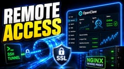 OpenClaw Dashboard Remote Access Setup (SSH + NGINX)