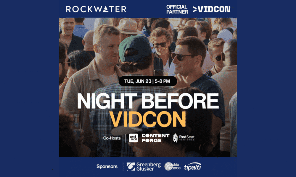 RockWater’s ‘Night Before VidCon’ Goes Official as Creator Economy M&A Exits the Hype Cycle