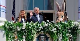 Trump Warns Iran of Power Grid Strikes During White House Easter Event