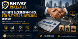 Business Background Check for Partners & Investors in India