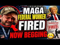 MAGA Federal Worker FIRED… Now Begging for Labor Rights 😬 (Too Late?)