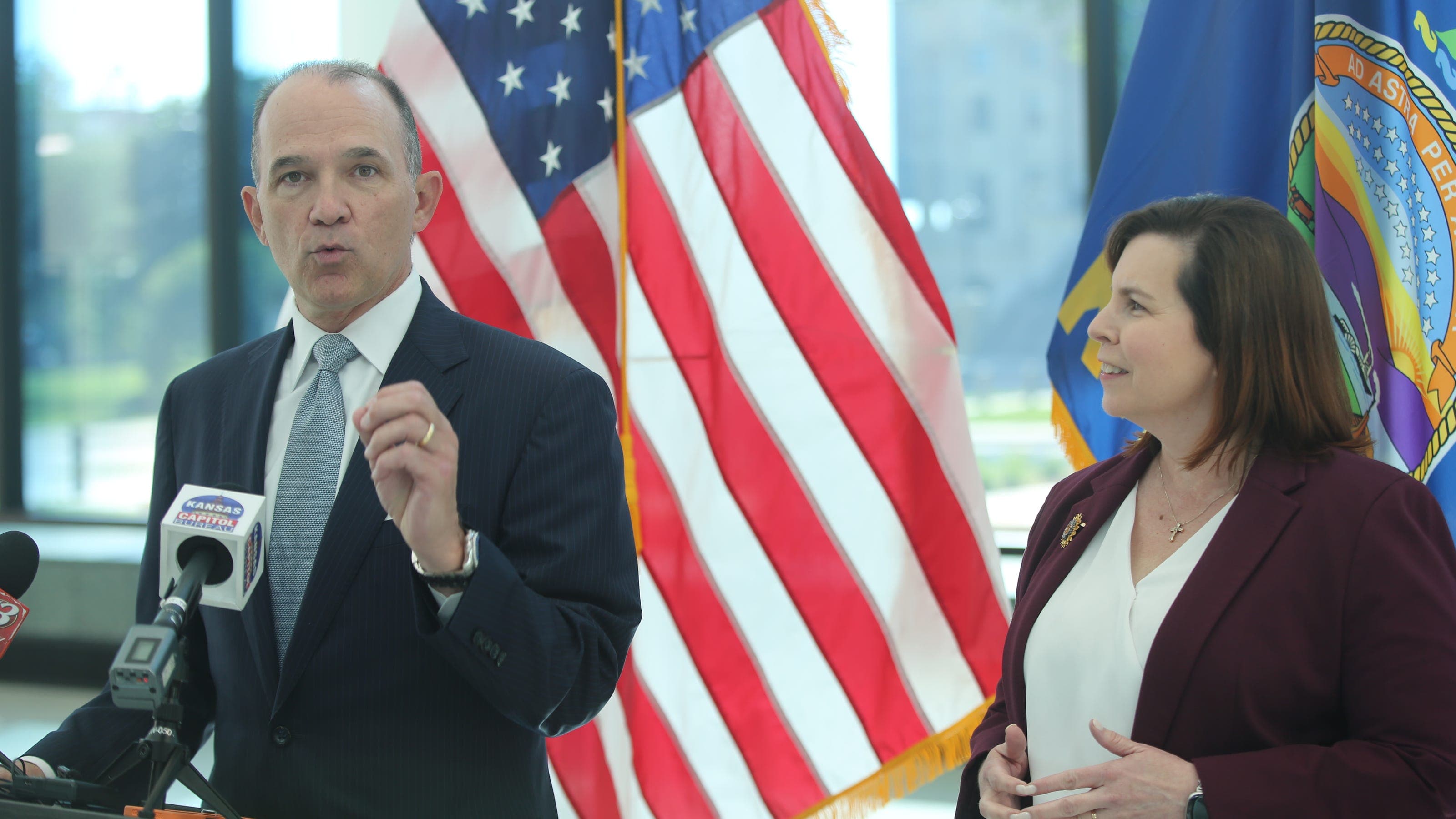 Two governor candidates join forces in Kansas Republican primary