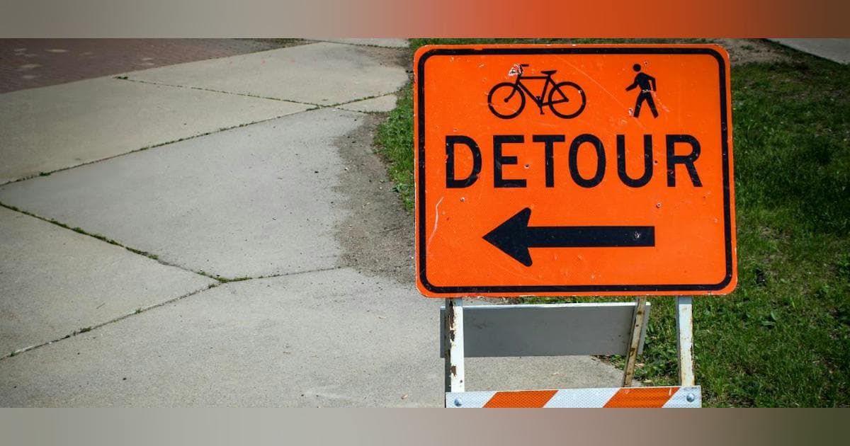 Athens County traffic, construction, and access conditions may affect walking routes