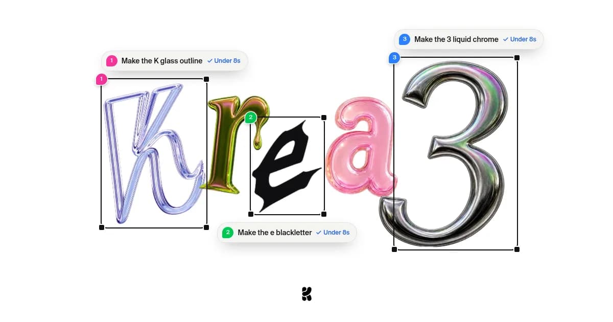Krea 3 – An image model built for editing at scale