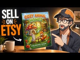 I Created a COMPLETE Coloring Book with ONE CLICK using AI! (Etsy Tutorial)