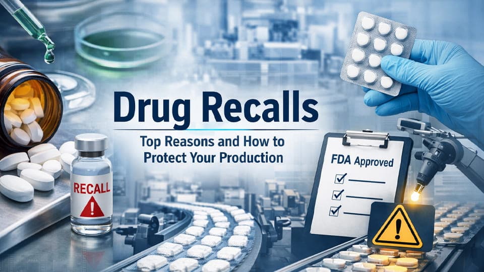 The Top Reasons for Drug Recalls — And How Pharmaceutical Manufacturers Can Prevent Them - Pharmaceutical Machinery Manufacturer & Supplier In China
