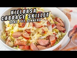 Kielbasa and Cabbage Skillet Recipe (Easy One-Pan Low Carb Dinner!) #easyrecipe