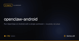 openclaw-android - AI Agents on GitHub (1.8k★)