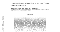 Program-Verified Self-Evolution for Vision-Language Models