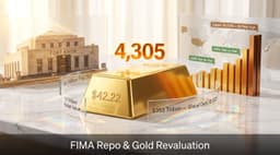 Fed FIMA Repo and Gold Revaluation: Dollar Liquidity Shifts
