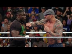 WWE Batista Returns & Attacks Oba Femi, Helps Brock Lesnar, Smackdown Highlights Today