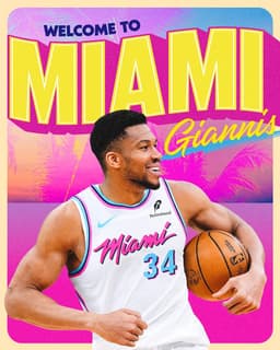 @TheSteinLine: The Heat say Giannis Antetokounmpo will wear No. 7 in Miami.