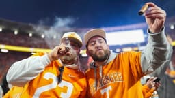 Tennessee fans didn't storm the field. They took a selfie ...