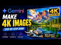How to make 4k image in Gemini Nano Banana pro