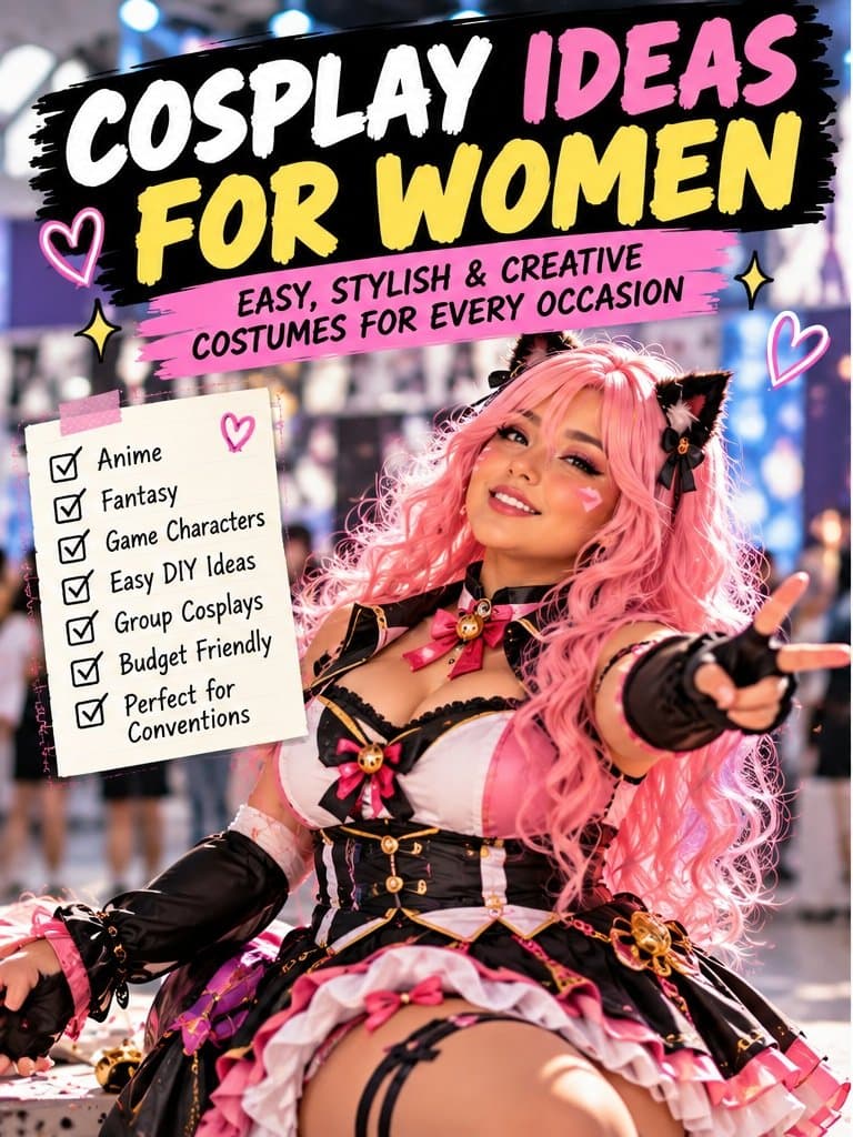 Cosplay Ideas for Women: 15 Creative & Easy Looks