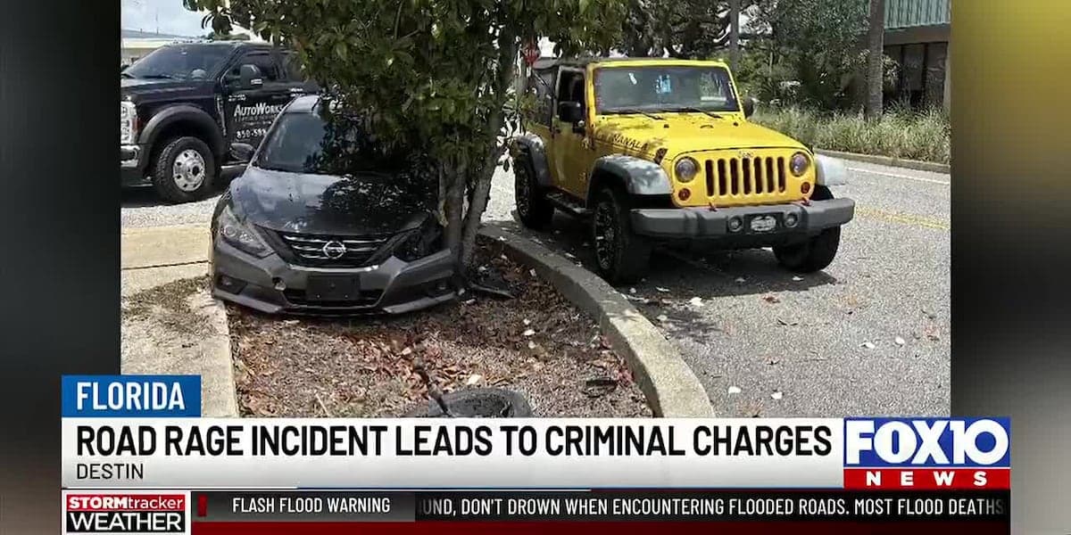 Charges filed in Florida alleged road rage incident