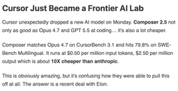 SpaceXAI IPO: xAI + Cursor = $1.2 Trillion? Sum-of-the-Parts Math Elon Just Unlocked