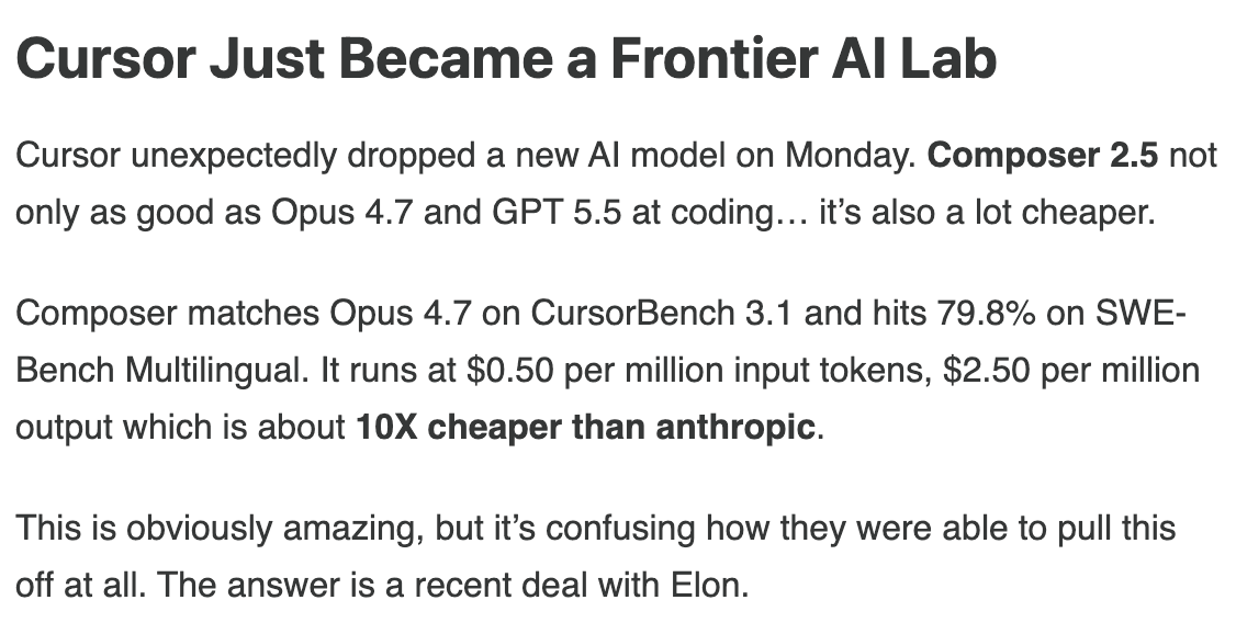 SpaceXAI IPO: xAI + Cursor = $1.2 Trillion? Sum-of-the-Parts Math Elon Just Unlocked