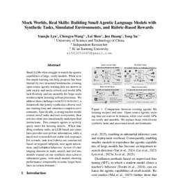 Mock Worlds, Real Skills: Building Small Agentic ...