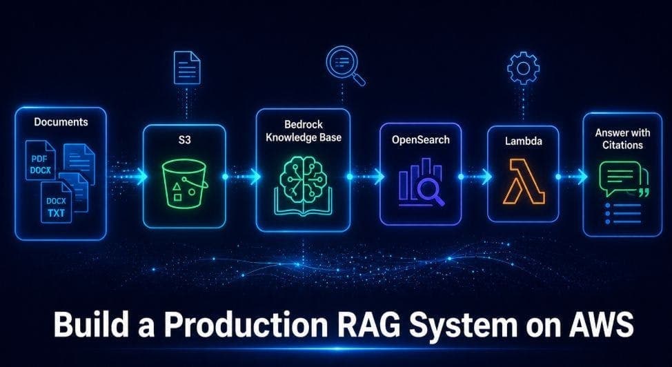 How to Build a Production RAG System on AWS From Scratch (Complete Beginner's Guide)