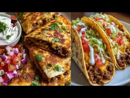Easy Homemade Beef Quesadillas with Creamy Secret Sauce | Mexican Recipe