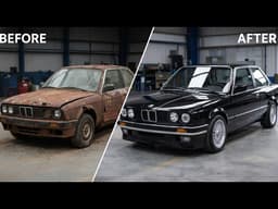 Restoring a Completely RUSTED 1987 BMW E30 (Start to Finish)