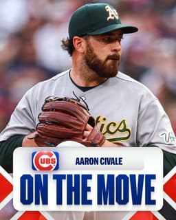 @MLB: Cubs acquire RHP Aaron Civale and cash from Athletics for RHP Aiden Moffett. https://t.co/i49hanBRSu
