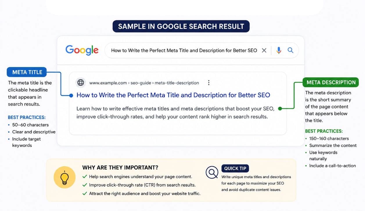 How to Write the Perfect Meta Title and Description for Better SEO