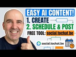 Create Social Content with AI for your Brand and Scheduele it for free with our free tool
