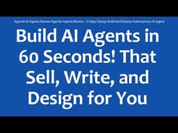 Agentix AI Agents Review Agentix Agents Review - 3 Steps Design Build and Deploy Autonomous AI Agent
