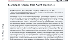 Learning to Retrieve from Agent Trajectories