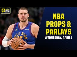 NBA Best Props and Parlay Picks on 4/1: Tatum and Jokic's' rebounds, three-point shooters to target