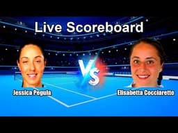 Jessica Pegula vs Elisabetta Cocciaretto Live Score - WTA Charleston, USA Women Singles