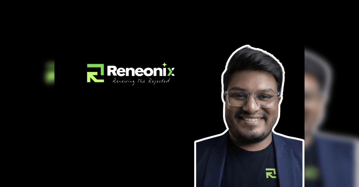Reneonix Raises ₹1.7 Crore Pre-Seed Funding Led by Inflection Point Ventures to Build AI-Driven Circular Materials Platform, EconomictimesB2B