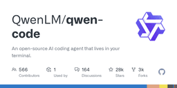 GitHub - QwenLM/qwen-code: An open-source AI coding agent that ...