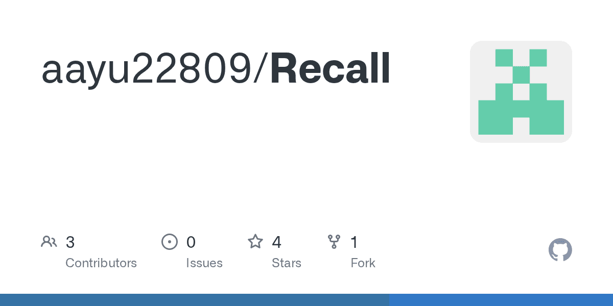 Recall – local multimodal semantic search for your files