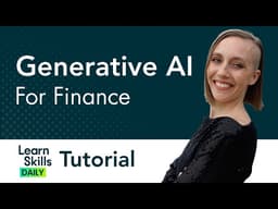 Generative AI For Finance Tutorial