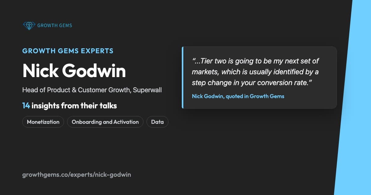 Nick Godwin on app growth: 14 insights