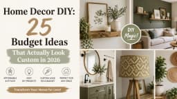 Home Decor DIY: 25 Budget Ideas That Actually Look ...