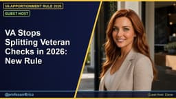 VA Stops Splitting Veteran Checks in 2026: New Rule