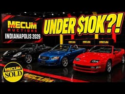 A Porsche, Corvette & Audi for Under $10K?! Mecum Indy 2026