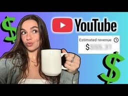 how much does youtube REALLY pay small creators? || how much I made in my first year monetized