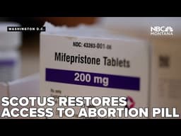 Supreme Court restores temporary access to Mifepristone, blocking appeals court ruling